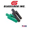 Glazelock 1/16", 4 3/16"L x 1 7/8"W 5/8" Snap-off Plastic Shims Black 1" Stack 70stacks/1120pc/box MS02